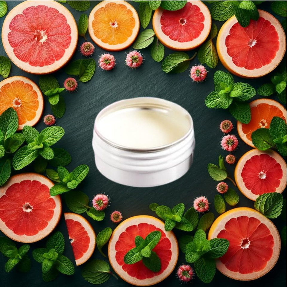 The Natural Deodorant Co. Mini/Sample Size 10g, Lemon & Geranium Active Deo Balm, Lasts 10 Days, All Day Protection