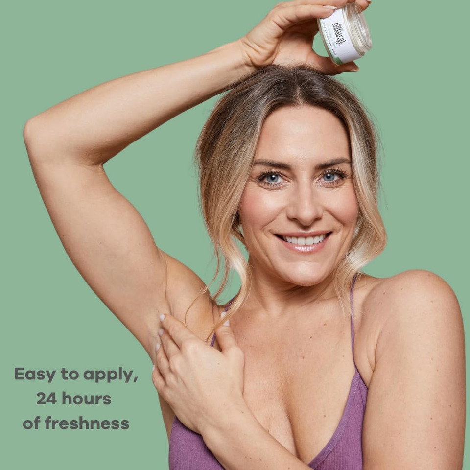 The Natural Deodorant Co. Mini/Sample Size 10g, Coriander & Lime Active Deo Balm, Lasts 10 Days, All Day Protection