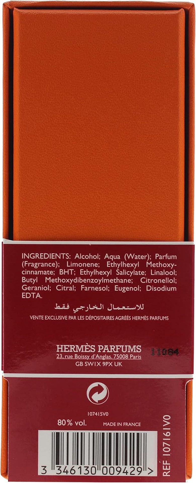 Hermès Eau De Rhubarbe Écarlate Eau De Cologne 200ml