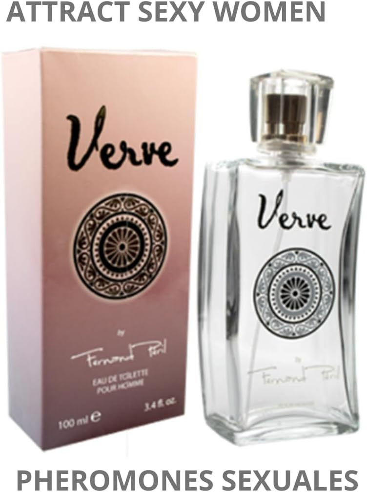 VERVE Exciting Men's Perfume with Pheromones by Fernand Peril  100ml  Captivating Scent to Awaken Desire in Women  Irresistible Fragrance for Daily Wear & Special Occasions