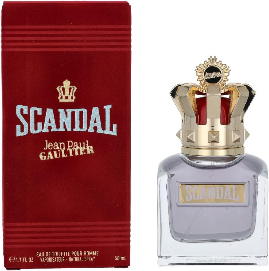 JEAN PAUL GAULTIER Scandal Pour Homme Eau de Toilette Refillable 50ml, (Pack of 1)