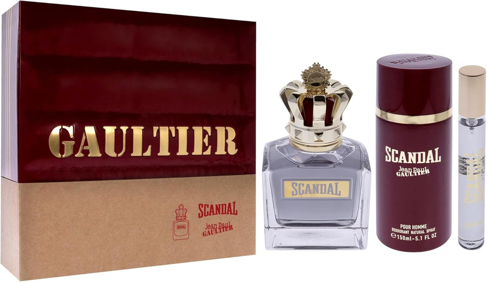 Jean Paul Gaultier Christmas 2022 Scandal Pour Homme Eau de Toilette Spray 100ml Gift Set