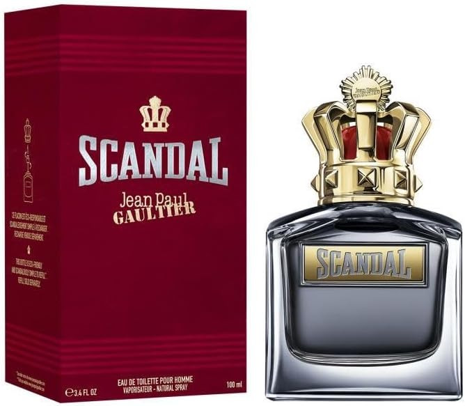 Jean Paul Gaultier Scandal Pour Homme Eau de Toilette 100ml Refillable Spray