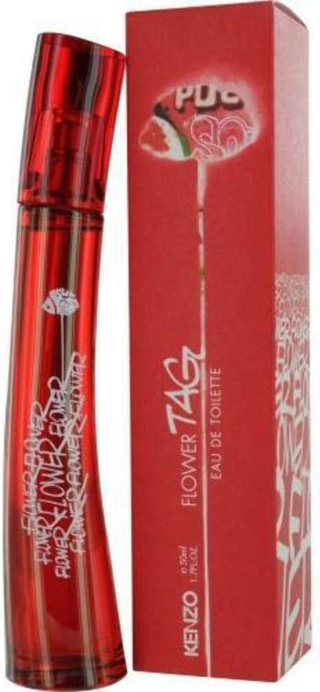 Flower Tag by Kenzo Eau de Toilette Spray (NO CELLOPHANE) 50ml