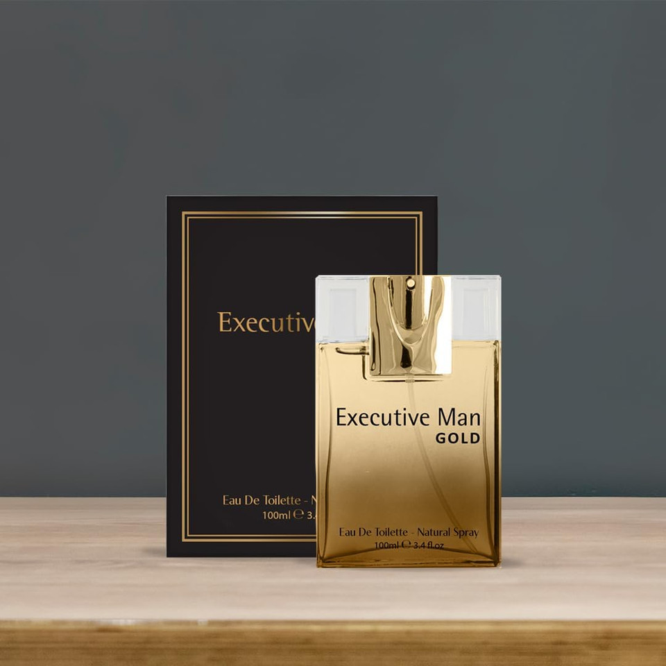 Executive Man Gold EDT 100ml - Inspired By O. Nomad - Oriential Woody Fragrance For Men - By Laurelle London