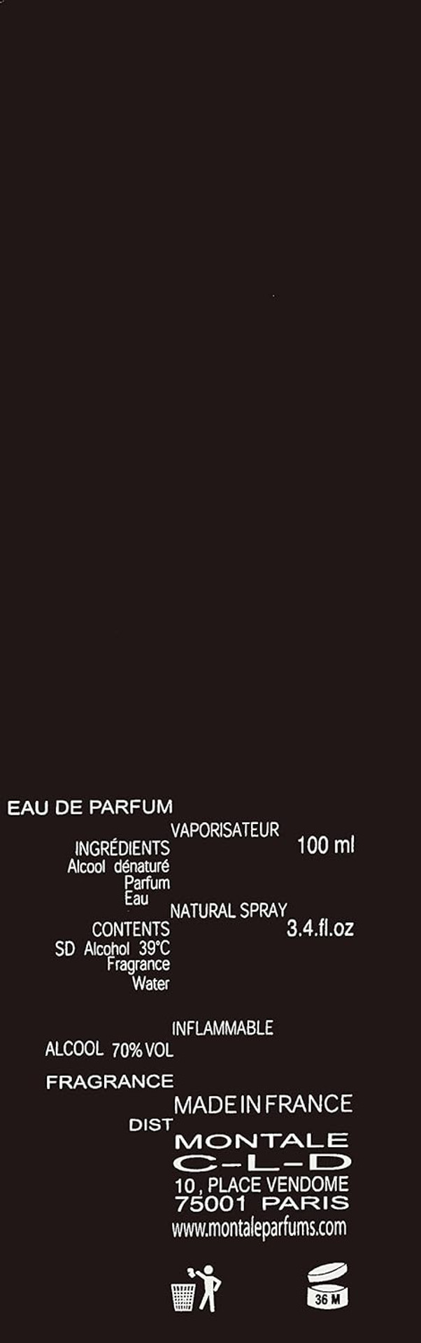 Montale Paris Aoud Cuir D'arabie by Montale Eau De Parfum Spray 3.4 Oz