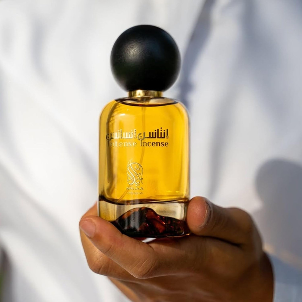 Incense Intense Perfume for Men 100ml Nylaa- Eau De Parfum- Interlude Men Perfume - Strong Scent Woody Spicy Amber Leather