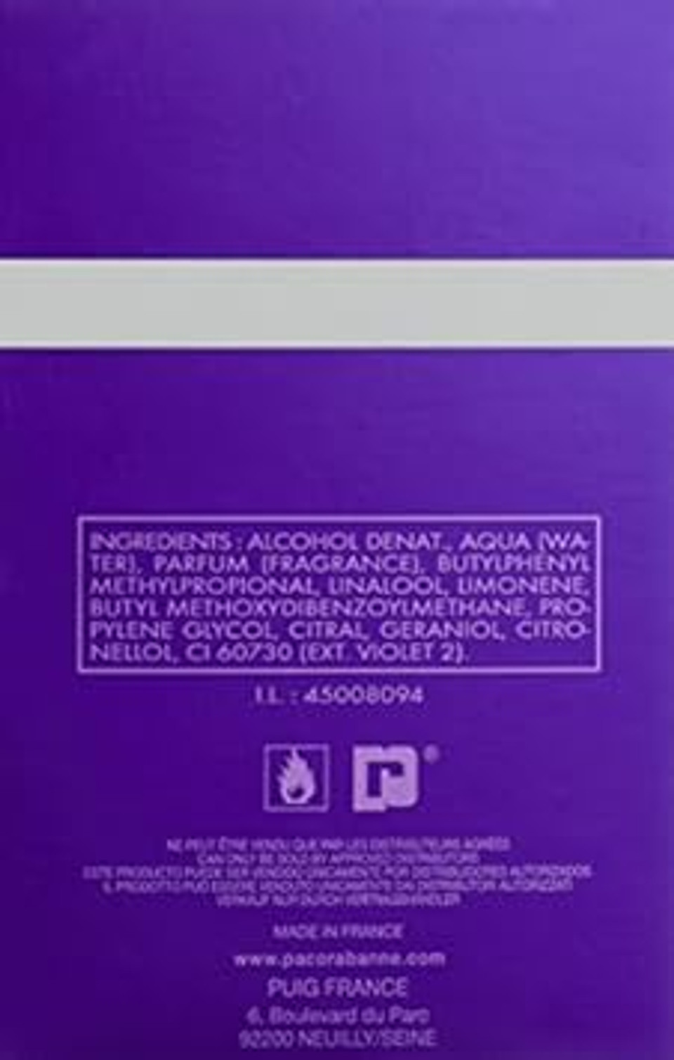 Ultraviolet by Paco Rabanne Eau De Toilette For Men, 50ml