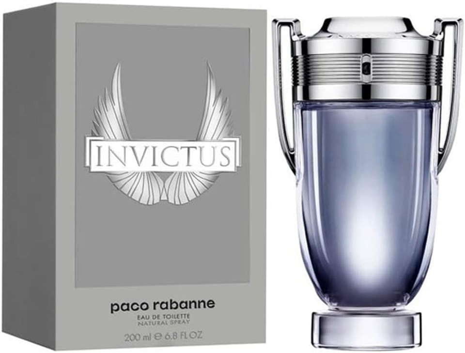 Paco Rabanne Invictus for Men 6.8 oz EDT Spray 200 ml (Pack of 1)