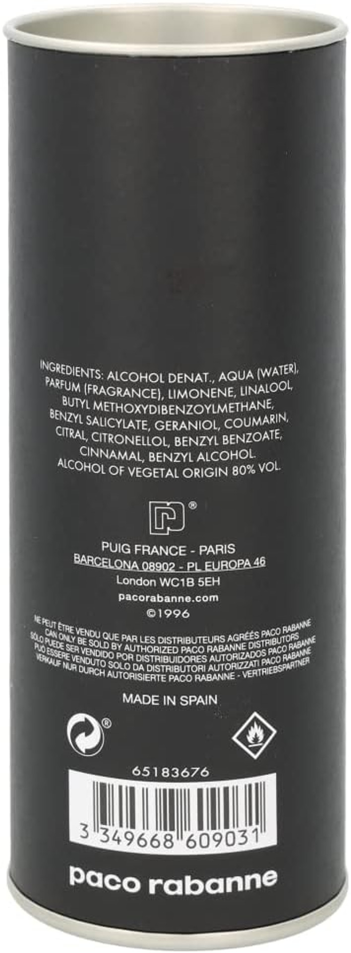 Paco Rabanne, Paco Eau de Toilette Spray Unisex 100ml