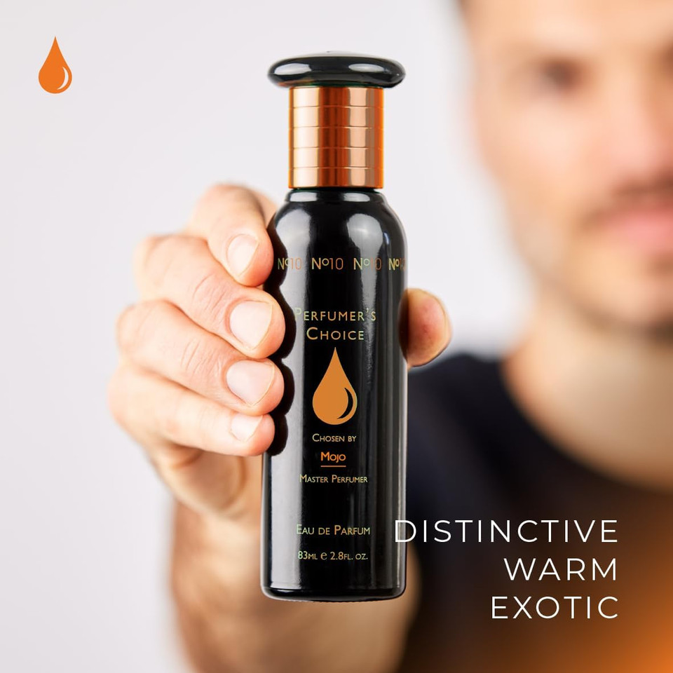 PERFUMER'S CHOICE No 10 by Mojo Perfume for Men. 83ml Eau de Parfum, Luxury Fragrance - Mens Aftershave, Long Lasting Fragrance by Milton-Lloyd