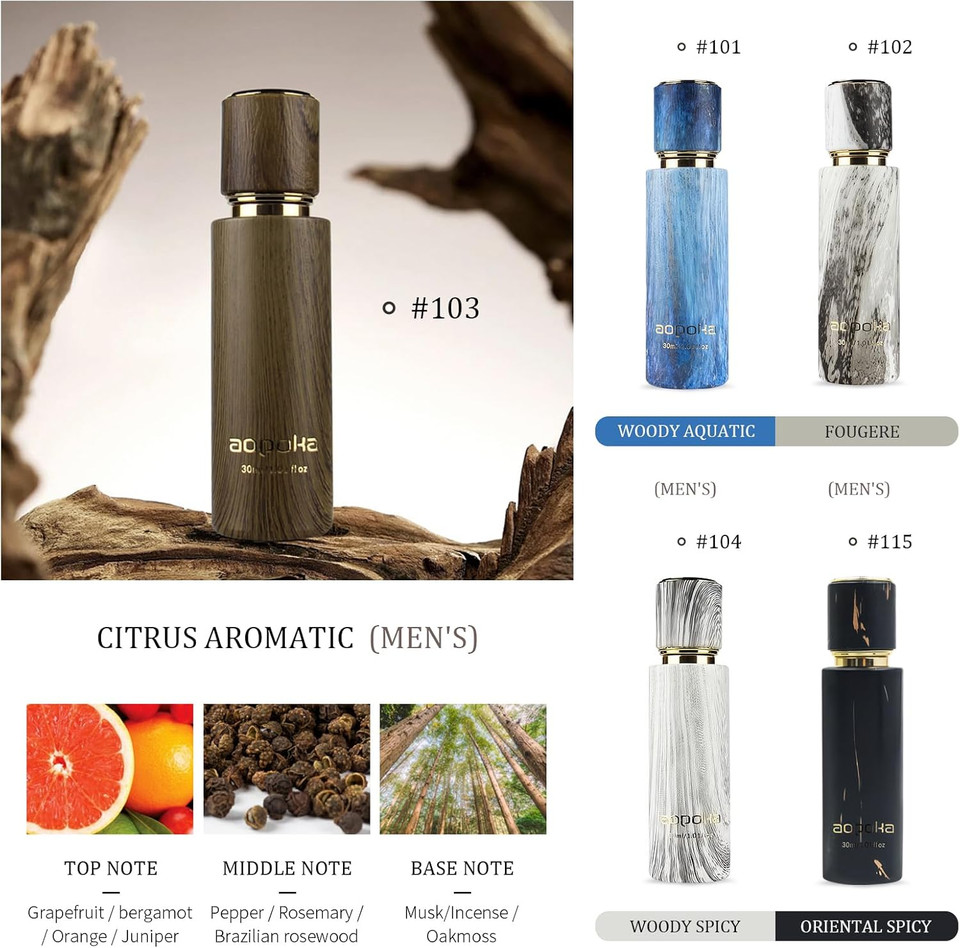 Qwesure Xixi Men's Eau de Parfum - 30ml Long-Lasting Perfume for Men, Mysterious Evening Blend with Lemon, Leather & Tobacco