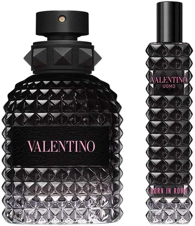 Valentino Uomo Born In Roma Gift Set Eau de Toilette 50ml & 15ml Travel Spray