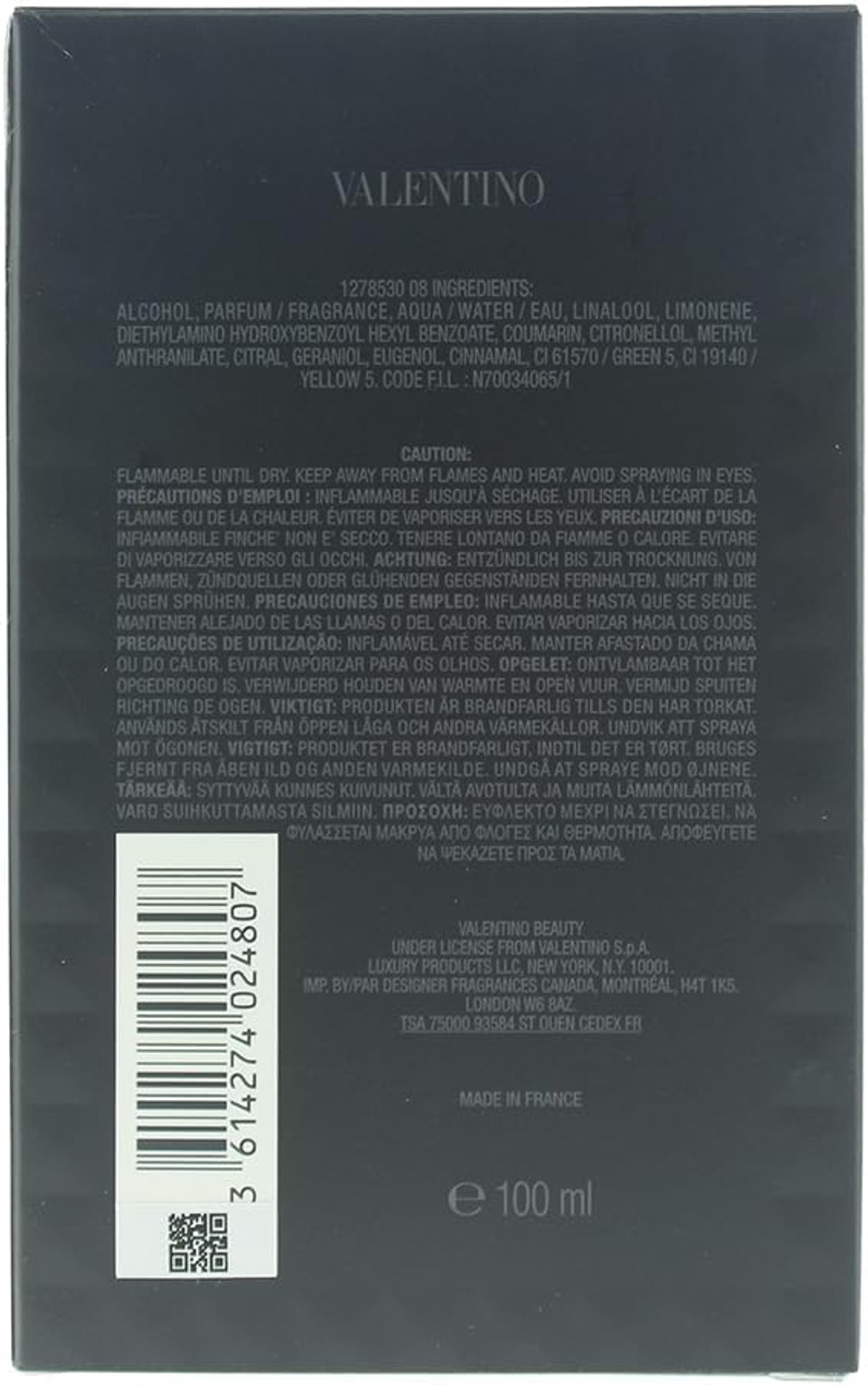 Valentino Born in Roma Green Uomo EDT 100ML