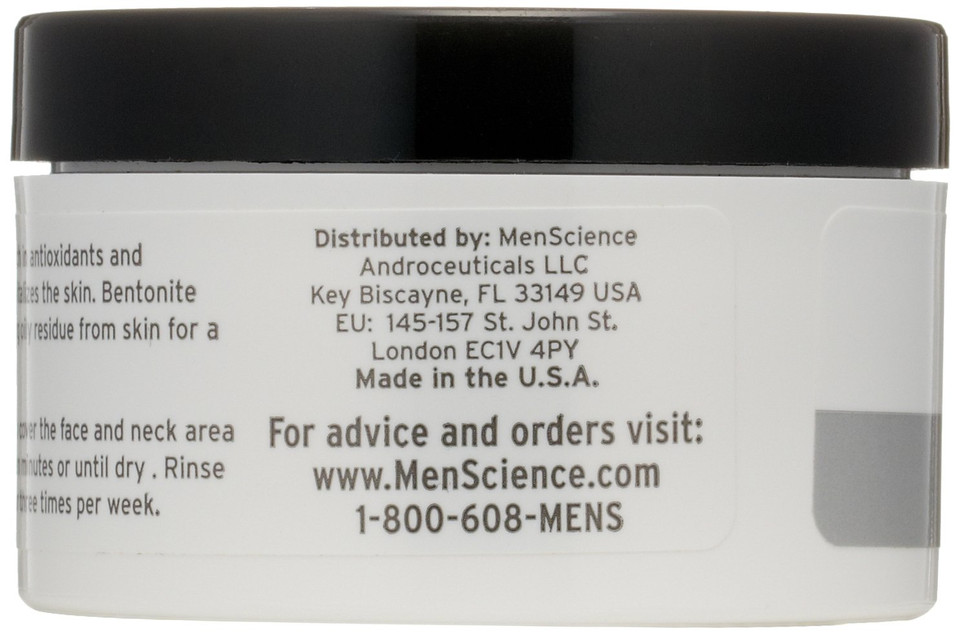Menscience Androceuticals Facial Cleansing Mask, 3 Oz