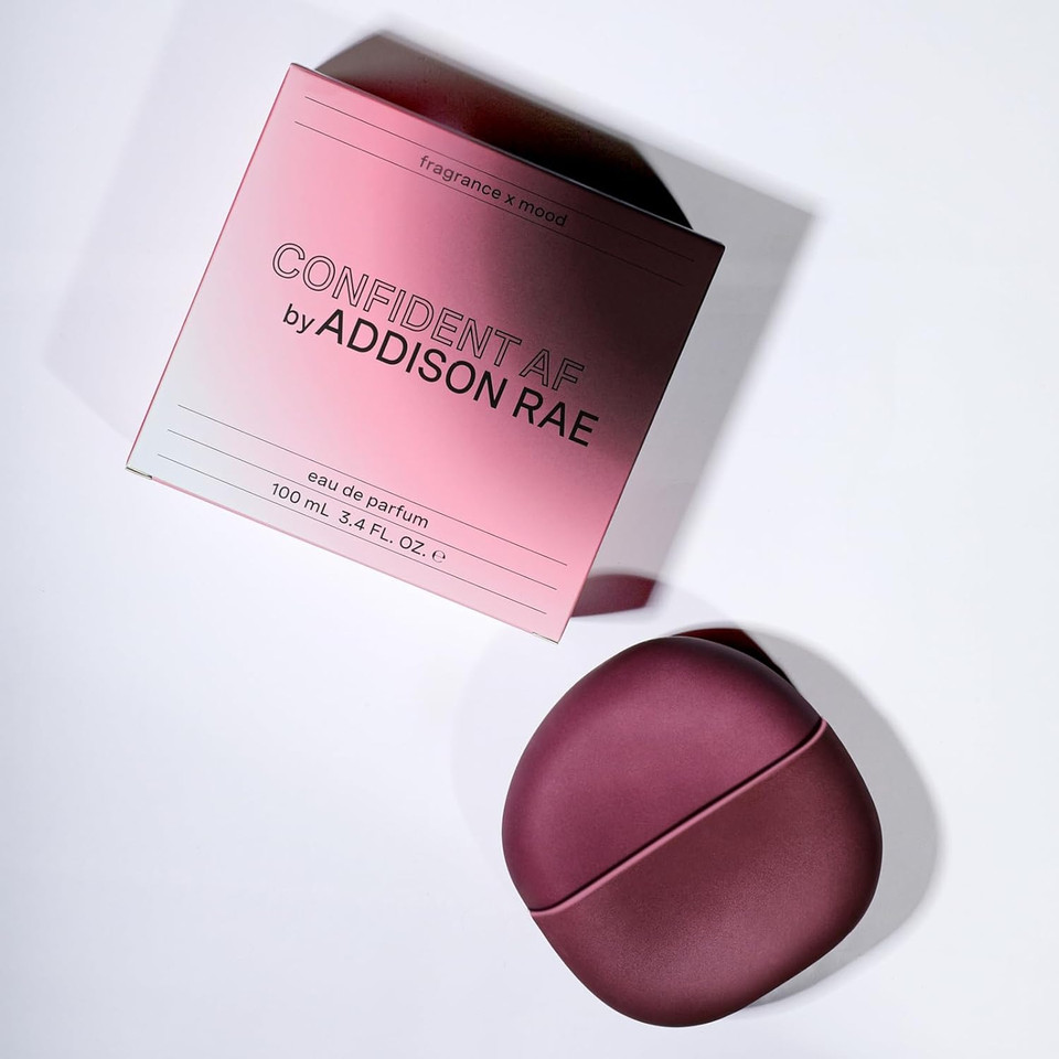 Addison Rae Fragrance Confident - Long-Lasting Perfume for Women - Body Spray for Women with Vanilla, Strawberry, Jasmine - 100 ml