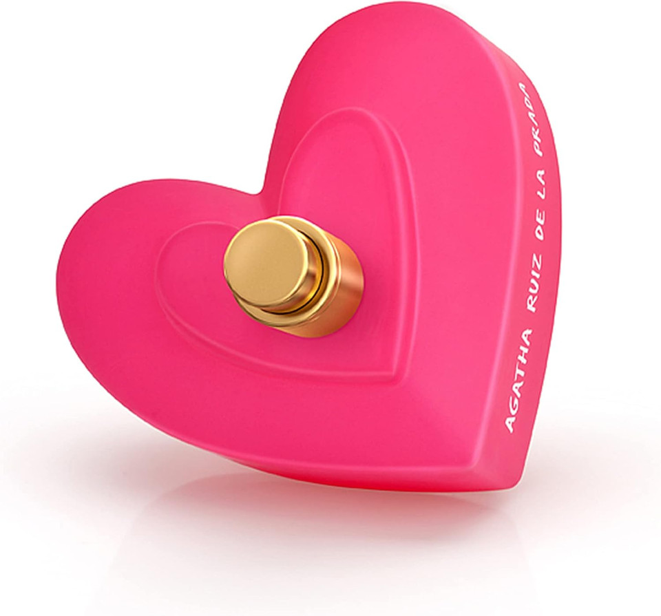 Agatha Ruiz de la Prada Perfumes - Love Love Love, Eau de Toilette for Women - Long Lasting - Charming, Playful and Modern Fragance - Fruity, Citrus and Floral Notes - Ideal for Day Wear - 50 ml