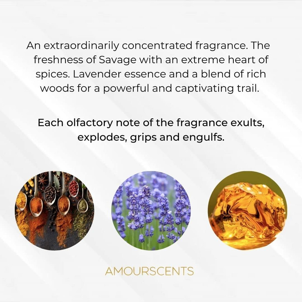 Savage Elixir - Inspired Alternative Perfume, Extrait De Parfum, Fragrances For Men - Wild One Elixir (50ml)