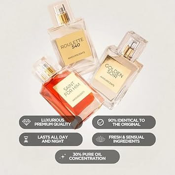 Amour Scents - Le Vi Est Belle Inspired Perfume - Extrait De Parfum for Women, Long Lasting, Sophisticated Luxurious Fragrance - Beauty of Life (50ml)