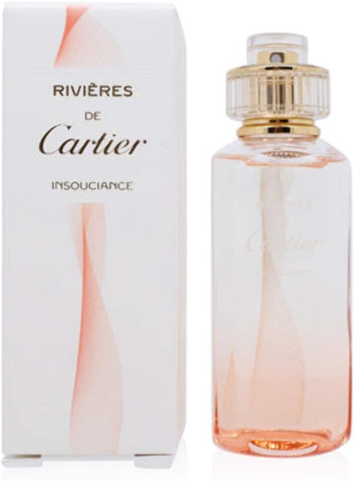 Cartier Rivieres de Cartier Insouciance For Women 3.4 oz EDT Spray (Refillable)