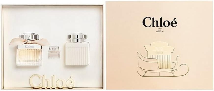 Chloe Signature 75ml Eau de Parfum Spray, Body Lotion 100ml and Miniature EDP 5ml Fragrance Set for Women