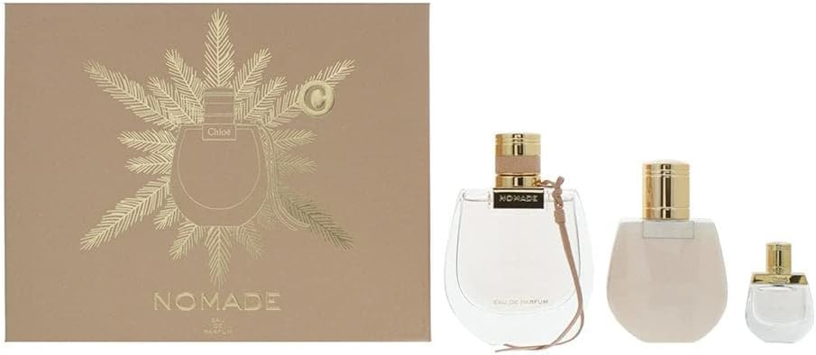 Chloe Nomade 3 Piece Gift Set: Eau De Parfum 75ml - Eau De Parfum 5ml - Body Lotion 100ml
