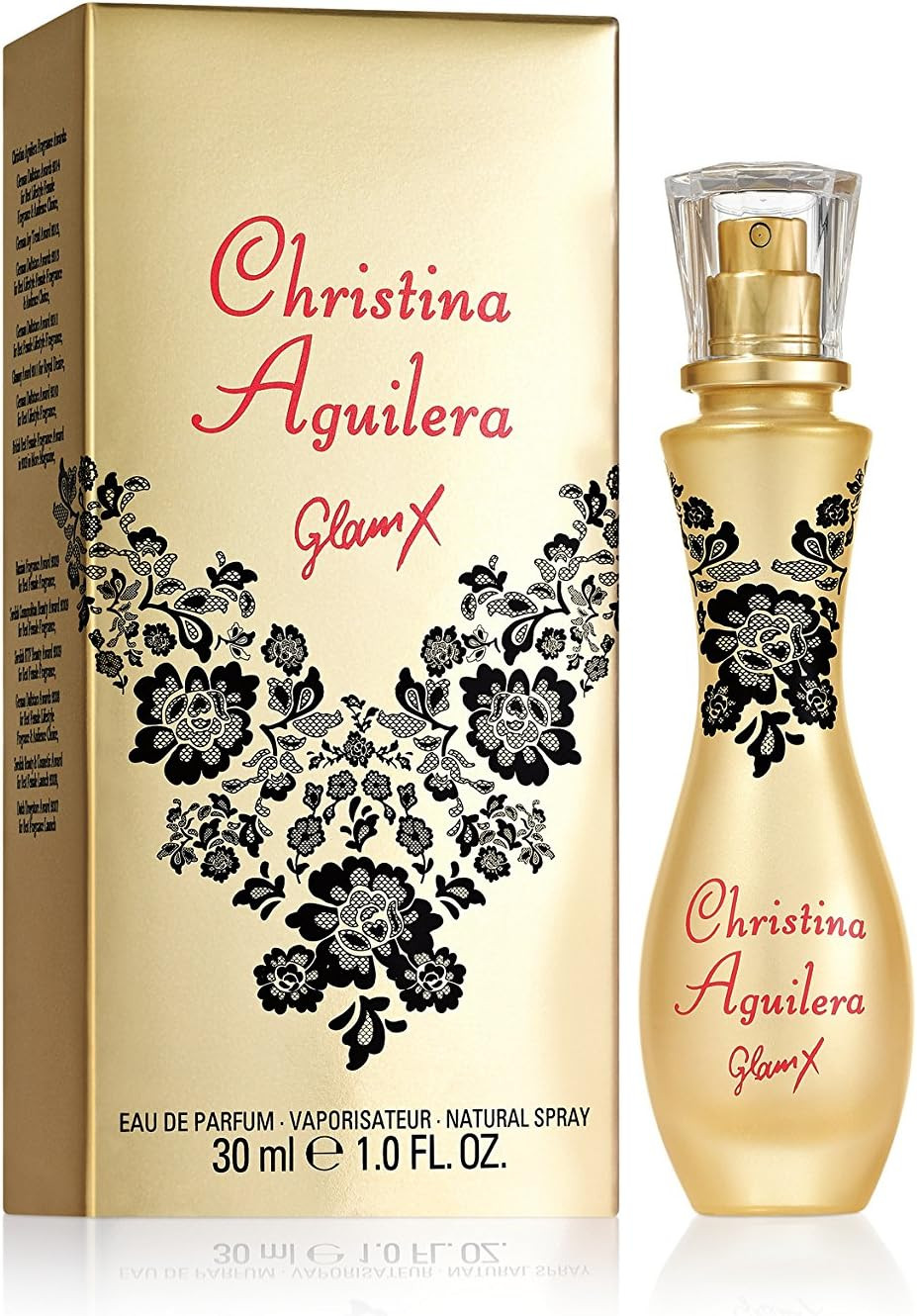 Christina Aguilera - Glam X Eau de Parfum Floral Oriental Fragrance with Delicate Jasmine Fragrance Perfume for Women - 30ml