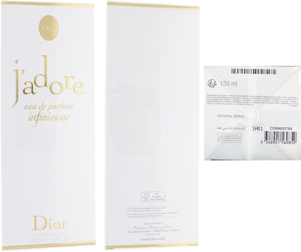 Dior J'adore Infinissime Eau De Parfum EDP 150 ml