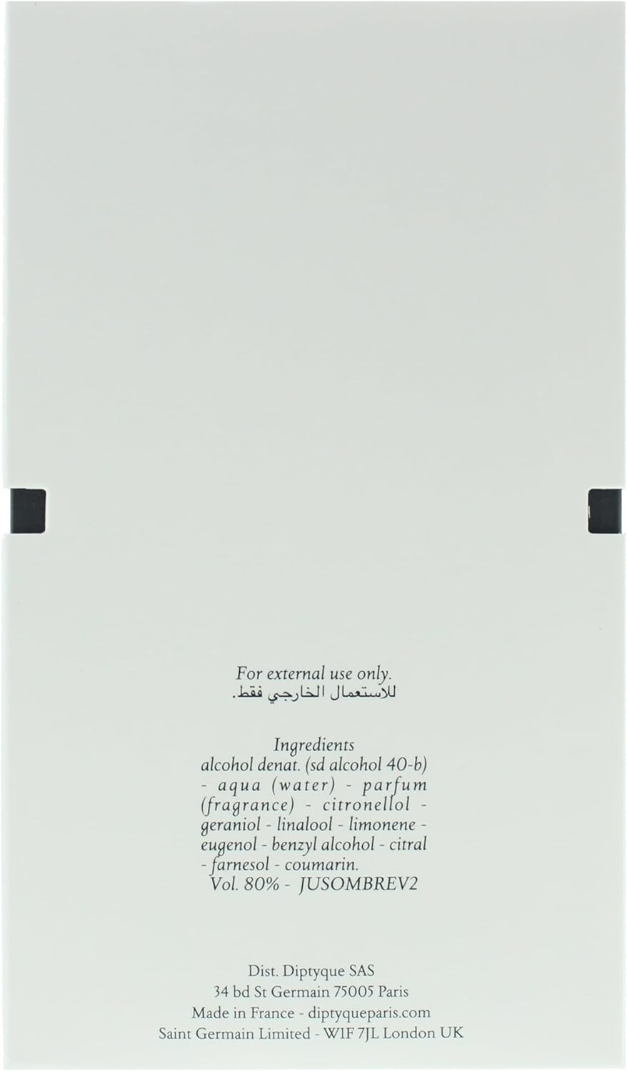 Diptyque l'Ombre Dans l'Eau Women's Fragrance 100 ml