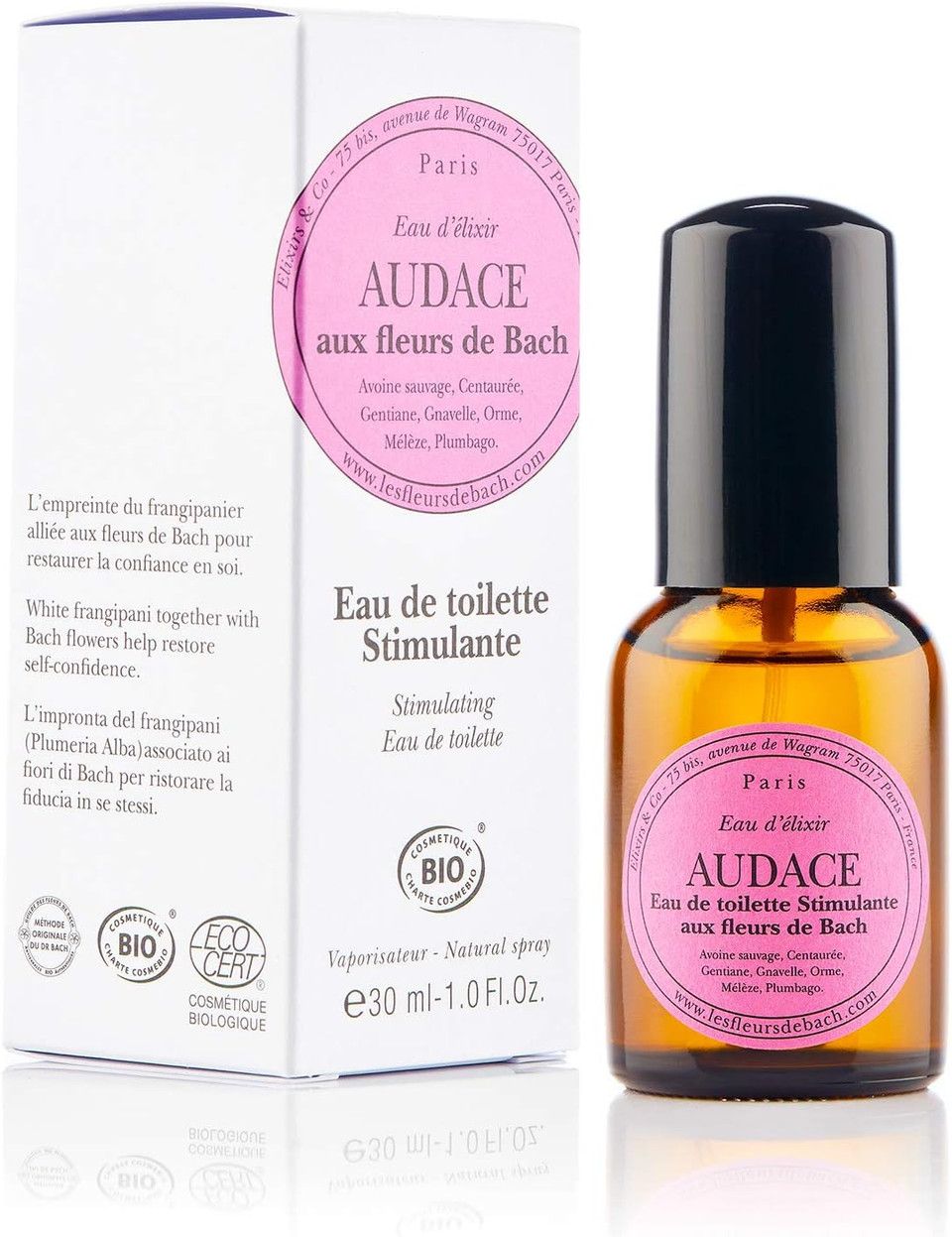 Les Fleurs de Bach Elixir Audace Eau de Toilette Spray 30 ml