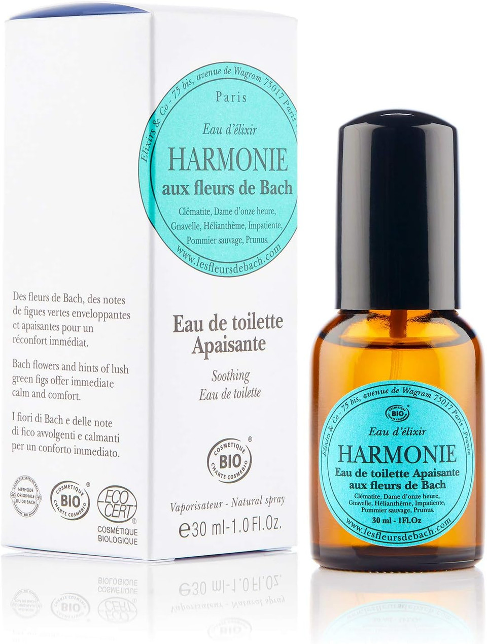 Les Fleurs de Bach Eau D'Elixir Harmonie 30 ml