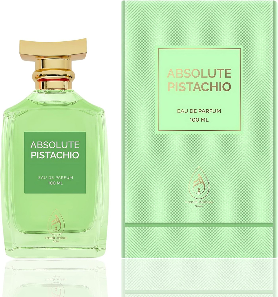 Absolute Pistachio Eau de Parfum 100ml  Perfume for Women and Men - Gourmand Perfume Yum Pistachio Gelato Jasmine Bergamot Creamy Hazelnut