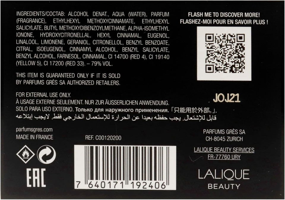 Parfum Gres Cabochard Edp 100 ml