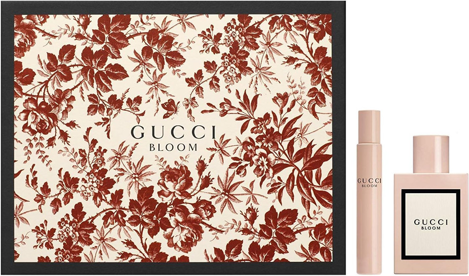 Gucci Bloom Eau De Parfum 50ml & EDP 7.5ml Rollerball Gift Set For Her