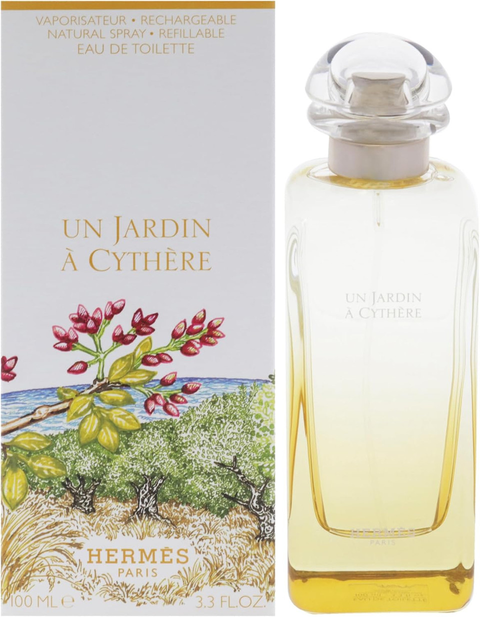 Un Jardin A Cythere by Hermes for Unisex - 3.3 oz EDT Spray (Refillable)