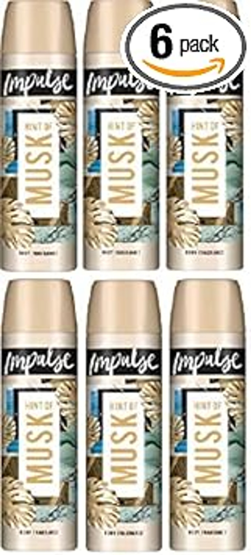 Impulse Hint of Musk Body Spray 75ml Case of 6