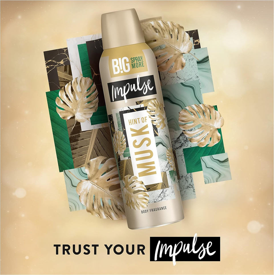 Impulse Hint Of Musk Body Spray Deodorant 150 ml