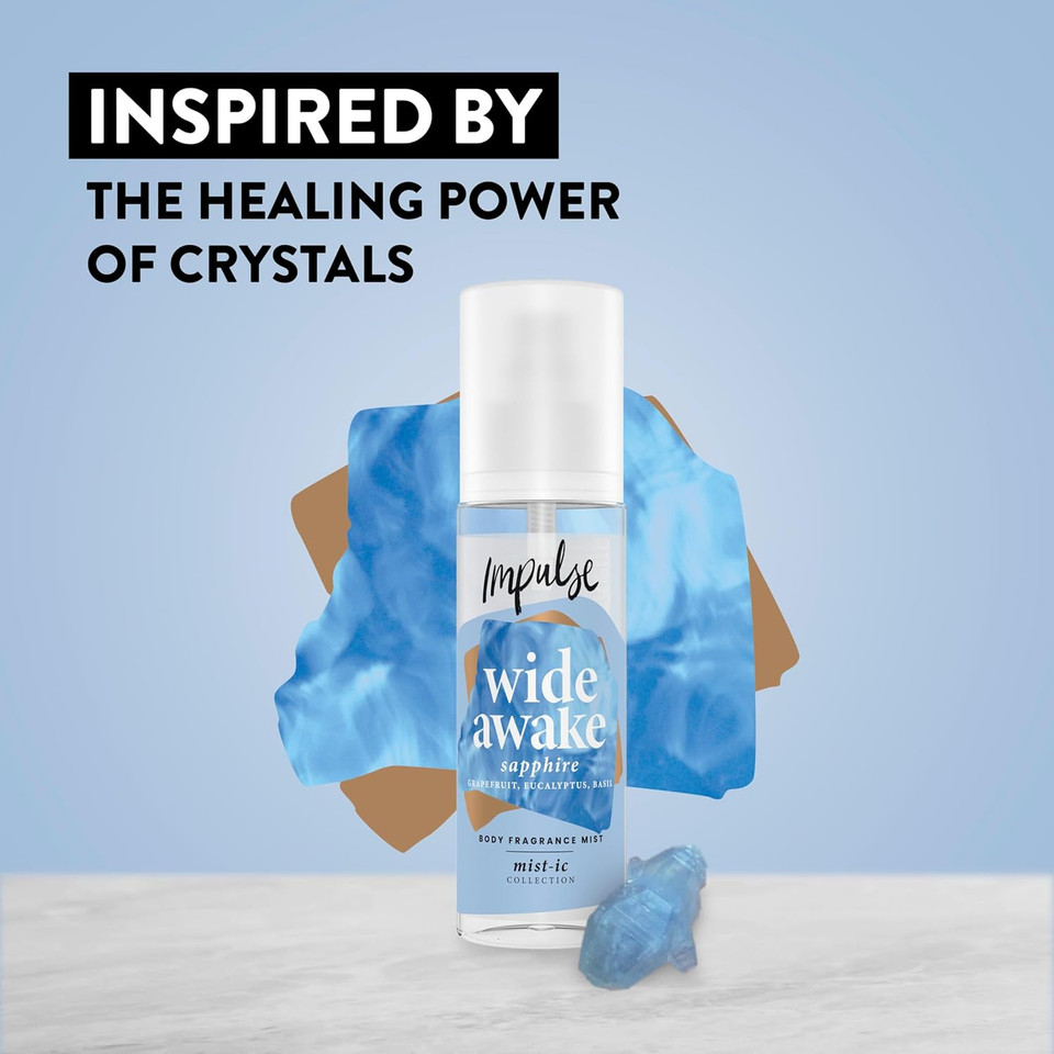 Impulse Mist-ic Wide Awake Body Mist, Pack of 6