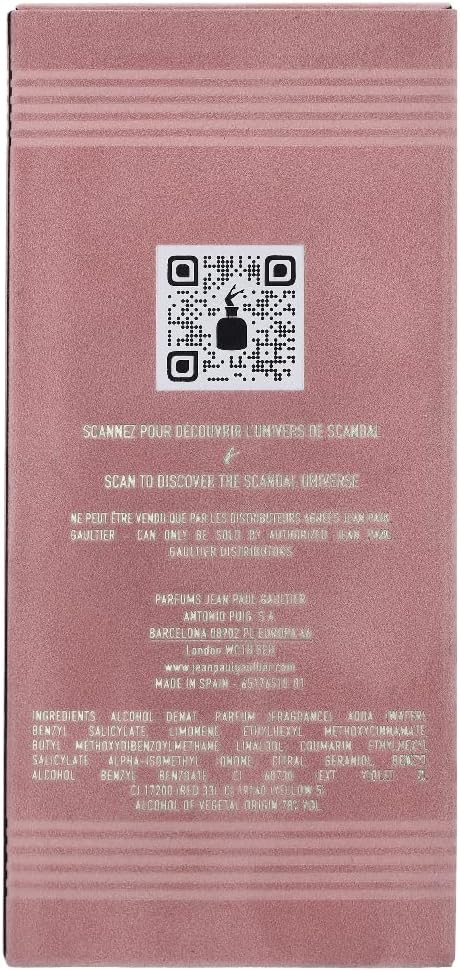 Scandal by Jean Paul Gaultier Eau De Parfum For Her,30ml