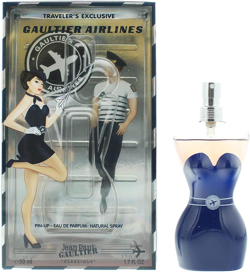 JEAN PAUL GAULTIER Classique Eau de Parfum Airlines Eau De Parfum 50 ml (woman), (Pack of 1)