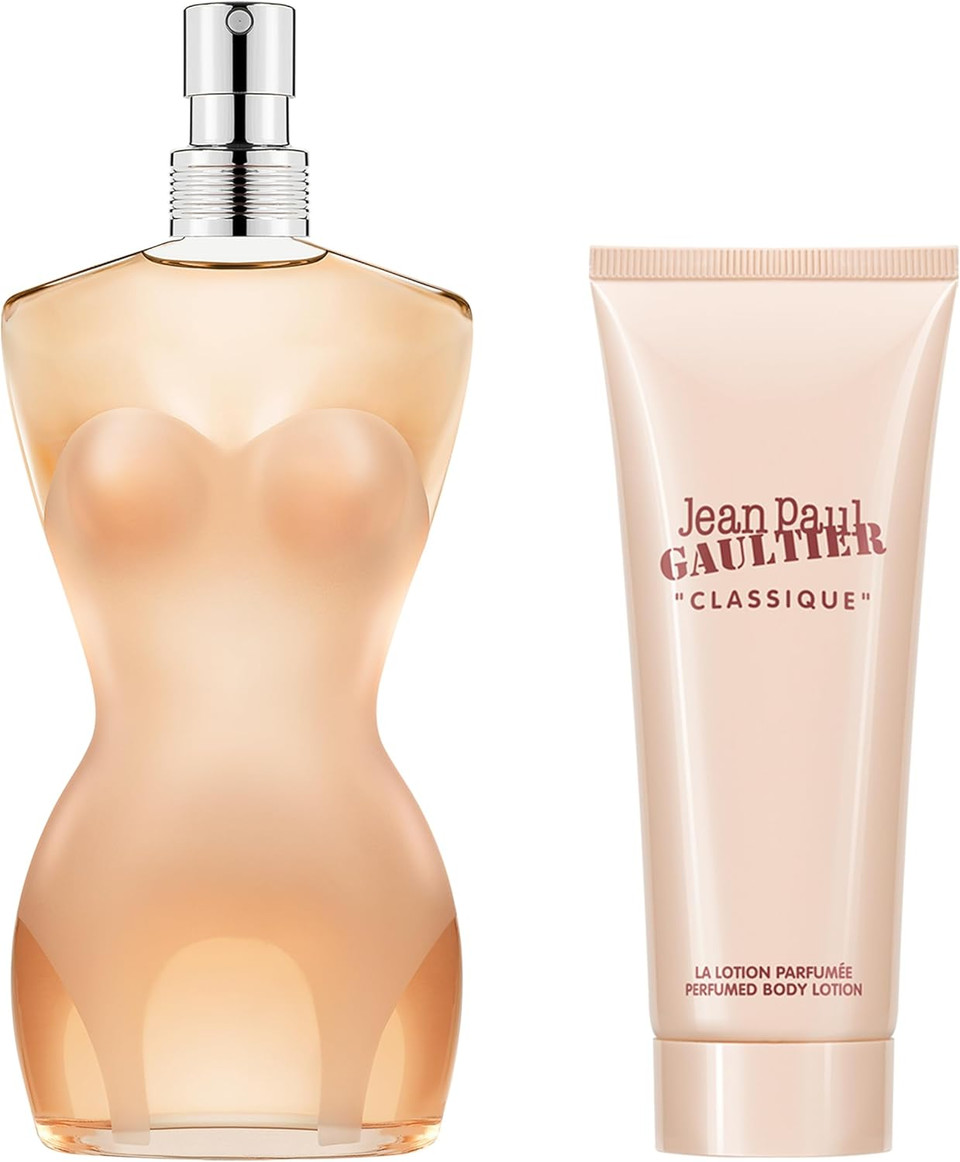 Jean Paul Gaultier Classique Eau de Toilette 50ml Gift Set 2021 (Contains 50ml EDT, 75ml Body Lotion)