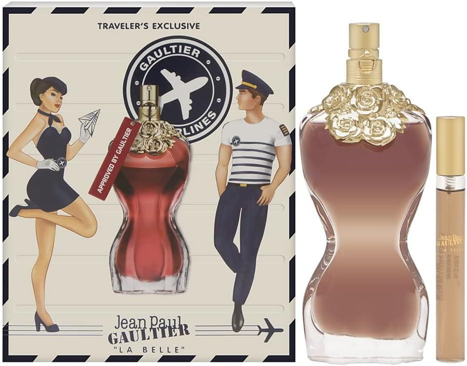 La Belle by Jean Paul Gaultier for Women - 2 Pc Gift Set 3.4oz EDP Spray, 0.33oz EDP Spray