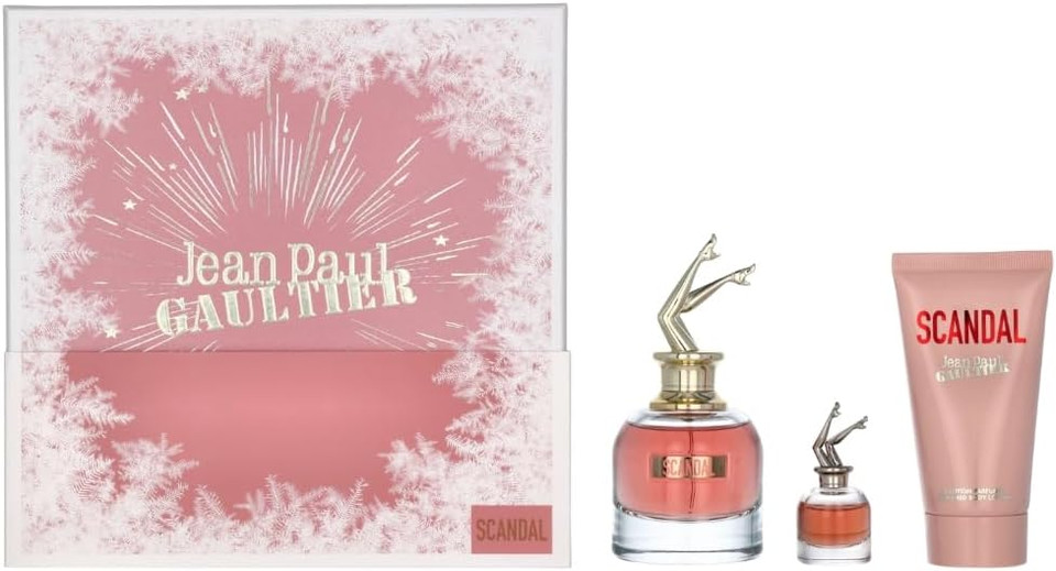 Jean Paul Gaultier Scandal Eau de Parfum 50ml Gift Set 2023 (Contains 50ml EDP, 75ml Body Lotion and Miniature)