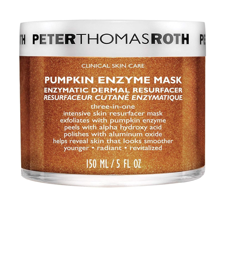 Peter Thomas Roth | Pumpkin Enzyme Mask | Enzymatic Dermal Resurfacer, Exfoliating Pumpkin Facial Mask for Dullness, Fine Lines, Wrinkles and Uneven Skin Tone , 1 count (5 Fl Oz)