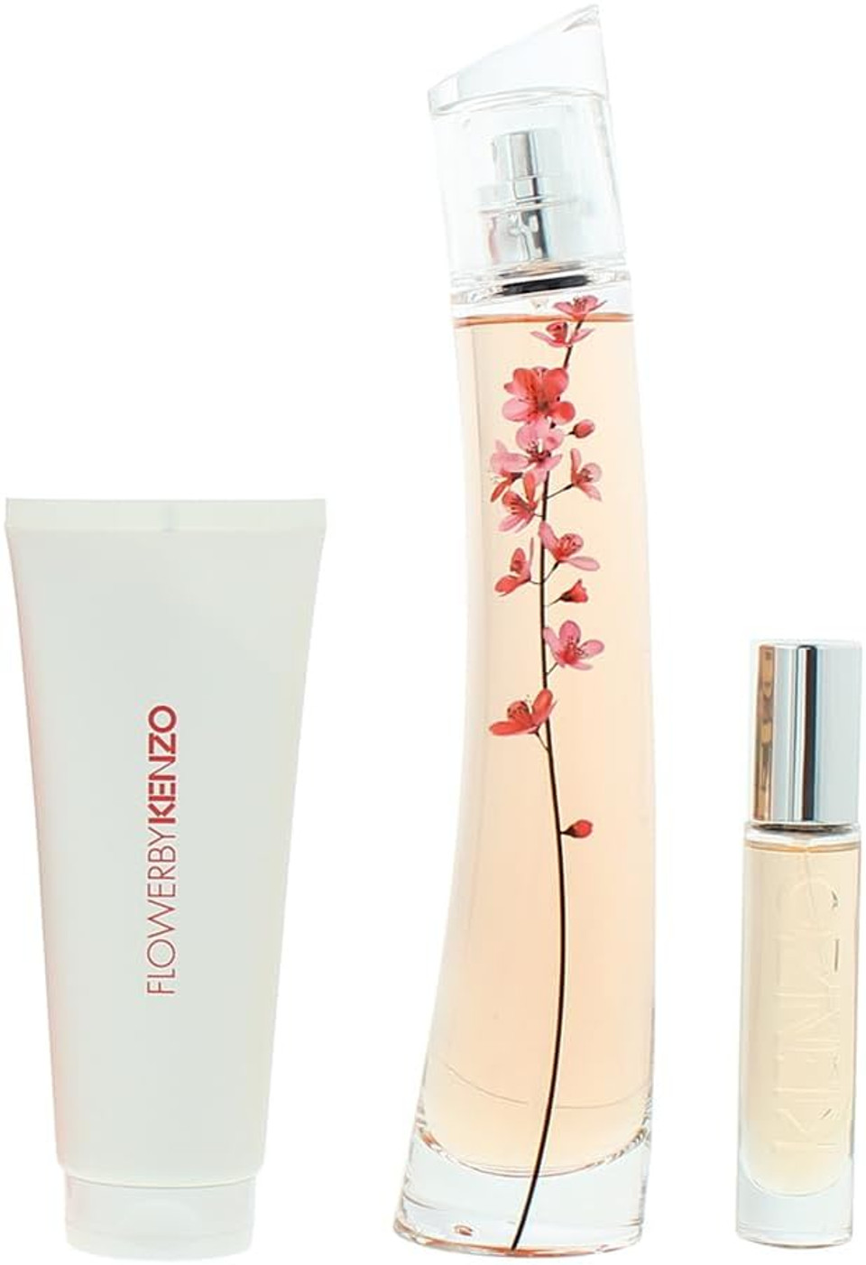 Kenzo Flower Ikebana Sakura Eau de Parfum 3 Piece Gift Set