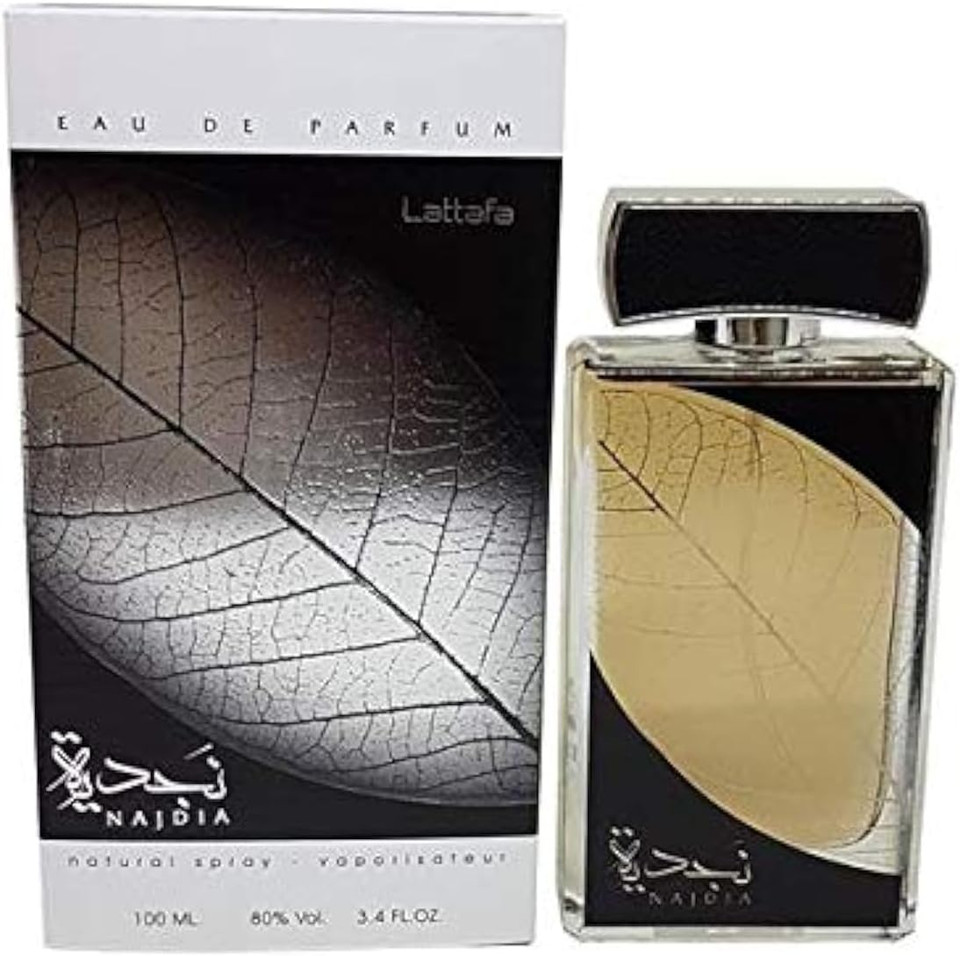 Najdia Silver by Lattafa Perfumes 100ml EDP Arabian Fresh Citrus Musky Perfume Spray