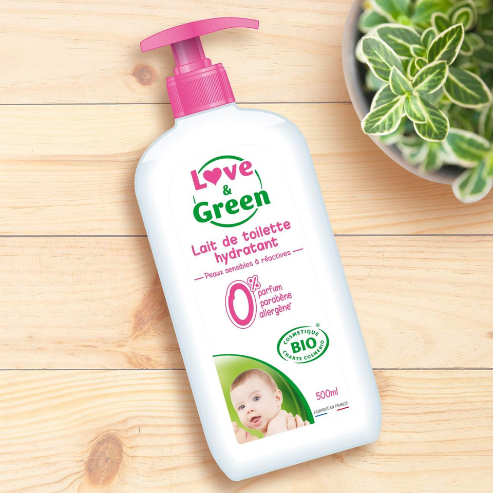 Love & Green Organic Moisturizing Cleansing Milk 500ml