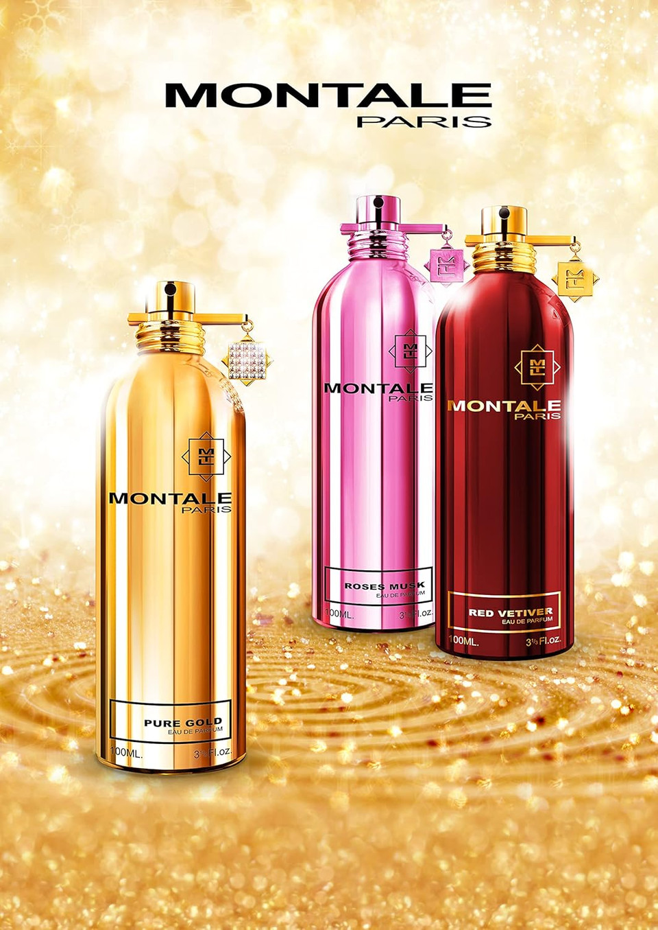 Red Vetiver by Montale for Unisex - 3.4 oz EDP Spray