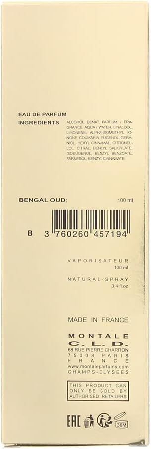 Montale Bengal Oud Eau De Parfum 100ml