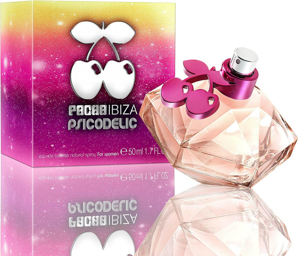 Pacha Ibiza Psicodelic Eau de Toilette for Women - Long Lasting - Modern, Young and Sexy Fragance - Floral and Sweet Notes - Ideal for Day Wear -50 ml